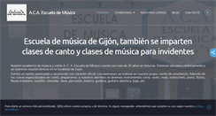 Desktop Screenshot of escuelasdemusicagijon.com